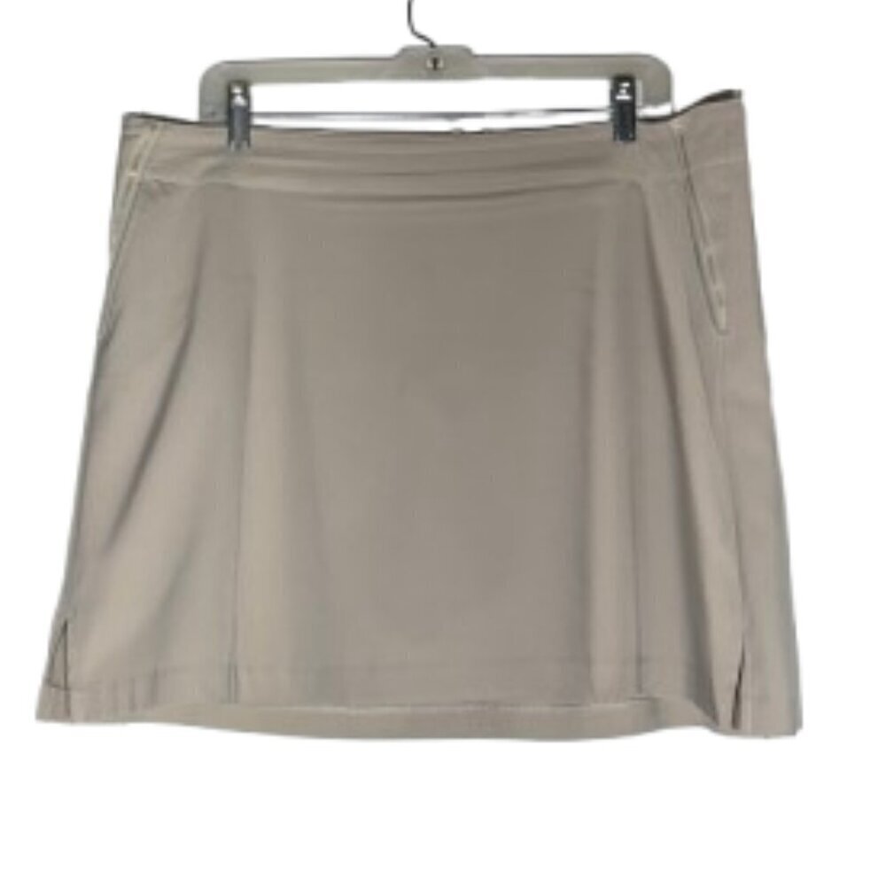 Lady Hage Beige Women's Golf Skort Size 14